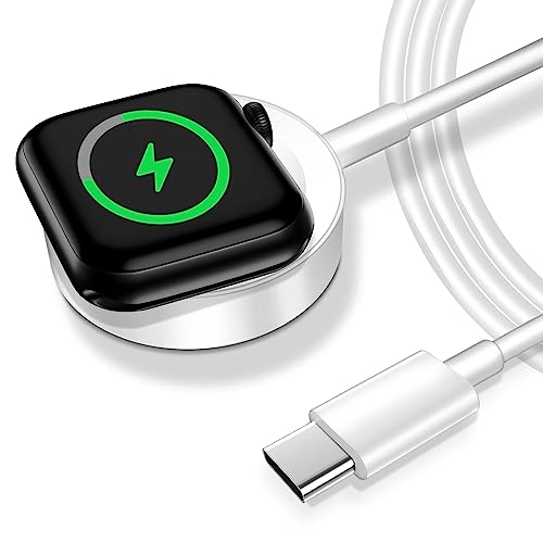 2026 Upgraded for Apple Watch Charger Magnetic USB C Charging Cable - color: White, size: 1.5M