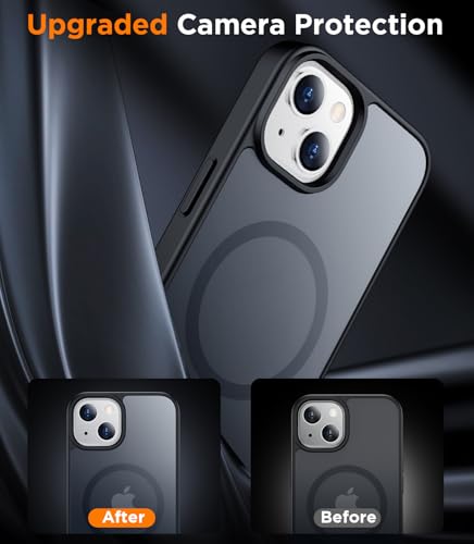 SPIDERCASE Magnetic for iPhone 14 Plus Case,Black - color: Black, size: Iphone 14 Plus 6.7''