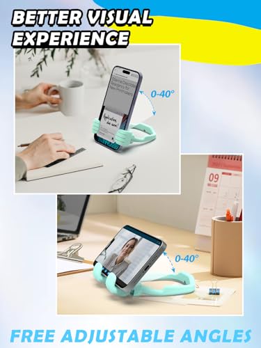 Funny Gifts for Teen Boy Kid Man Cell Phone Stand Stocking Stuffers Ideas - color: Green
