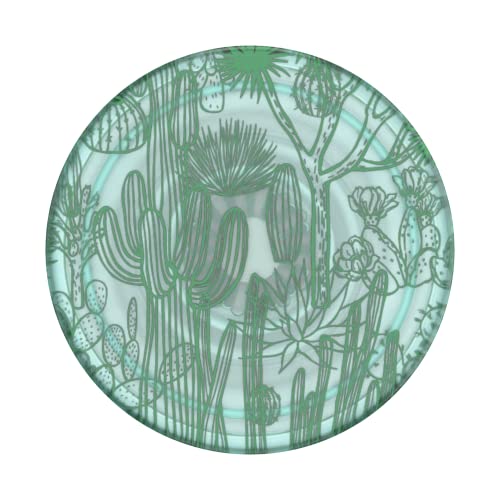 PopSockets Adhesive Phone Grip, Holder- PopPlant Cacti - color: Clear Cacti