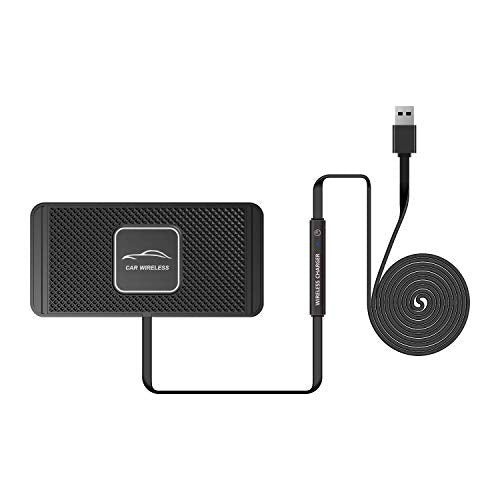 Wireless Car Charger QC 3.0 USB Adapter Kit Fast 15W 10W 7.5W Quick Charge Qi Charging Pad for iPhone 14 13 12 Mini 11 Pro Max 8 Plus X XR Xs LG G8 Samsung Note 9 Galaxy S10 S20 S21 S22 Android Phones