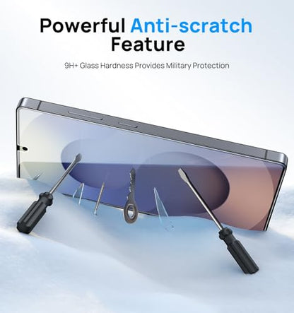 BXYJY for Samsung S25 Ultra Screen Protector (2 Pack), Installation Frame - size: Samsung S25 Ultra, 6.9"