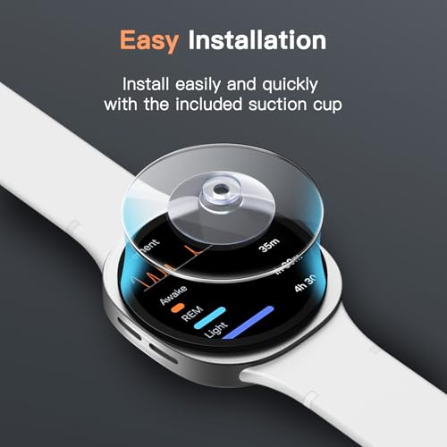 JETech Screen Protector for Samsung Galaxy Watch 9/8 44mm, 3-Pack | Tempered Glass Protection, HD Clear, Anti-Scratch Design - size: Galaxy Watch 9/8 44mm