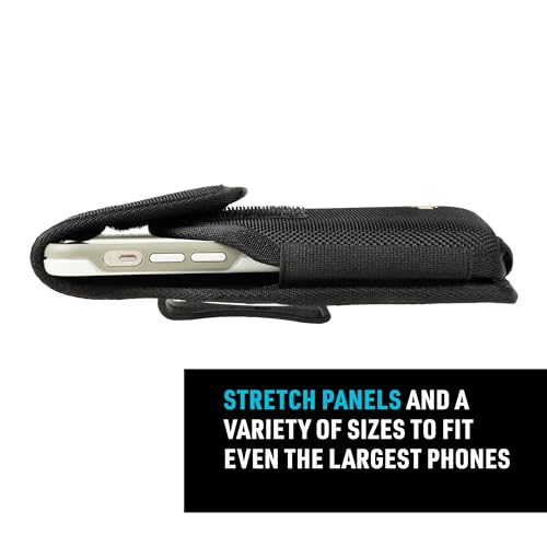 Nite Ize Clip Case Hardshell Universal Rugged Holster - Belt Clip Phone Case for Easy Access - Heavy Duty & Protective - Multi-Purpose - Durable Design - Hardshell Vertical, XL - size: X-Large, style: Hardshell Vertical