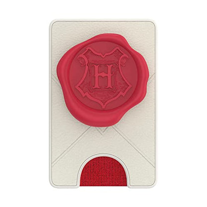 PopSockets Adhesive Phone Wallet with Grip- Hogwarts Letter - color: Hogwarts Letter Adhesive, style: Adhesive