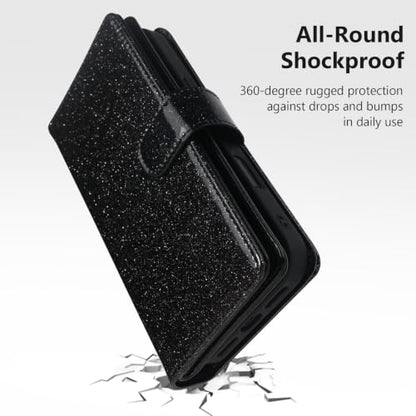 Varikke Wallet Case for iPhone 16 - Compatible with Magsafe, Black - color: (Compatible with MagSafe) Black, size: iPhone 16 6.1"