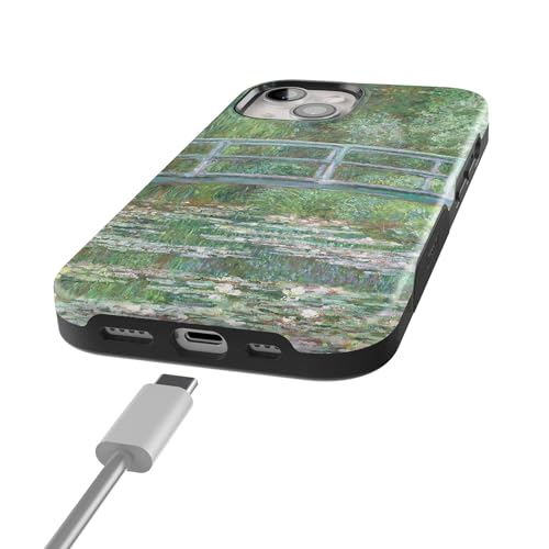Casely iPhone 15 Plus Case | Monet's Bridge | The Met Museum | Bold Protective Design | Compatible with MagSafe - color: Monet's Bridge | The Met Museum
