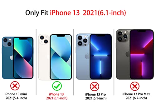 NITITOP Compatible with iPhone 13 Case Clear Cute Bow Ribbon Love Heart Pattern for Women Girls Bowknot Full Camera Lens Soft TPU Slim Shockproof Protective Cover - White - color: White, size: iPhone 13