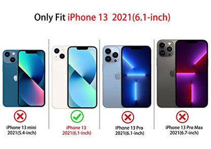 NITITOP Compatible with iPhone 13 Case Clear Cute Bow Ribbon Love Heart Pattern for Women Girls Bowknot Full Camera Lens Soft TPU Slim Shockproof Protective Cover - White - color: White, size: iPhone 13