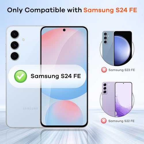 3+3 for Samsung Galaxy S24 FE 5G Privacy Screen Protector Camera Protector - size: Galaxy S24 FE Privacy