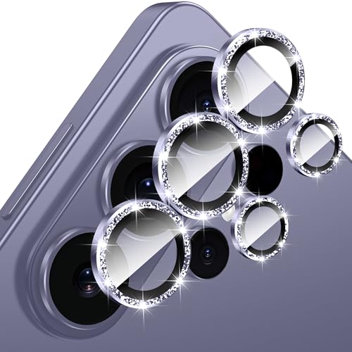 for Samsung Galaxy S26 Ultra Camera Lens Protector,Purple Glitter - color: Purple Glitter
