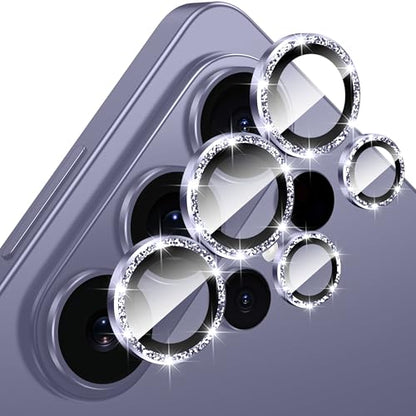 for Samsung Galaxy S26 Ultra Camera Lens Protector,Purple Glitter - color: Purple Glitter