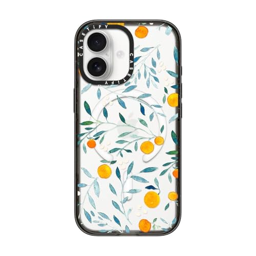 CASETiFY for iPhone 17 Case - Impact Compatible with MagSafe | 8.2 ft. 4x Military Grade Drop Protection | Orange Mania | Black - color: Orange Mania, size: Iphone 17 (6.3")