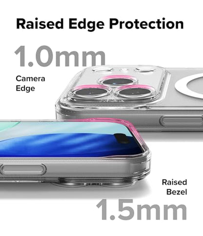 Ringke for iPhone 17 Pro Case [Fusion Magnetic Matte Clear] | Compatible with MagSafe, Oil & Dirt Resistant, Anti-Fingerprint Technology Prevents Oily Smudges, Feels Velvety Soft - size: iPhone 17 Pro