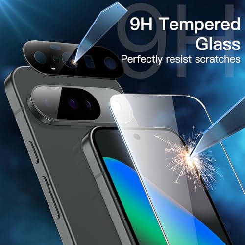 JETech Screen Protector for Google Pixel 10, 2+2 Pack - size: Pixel 10