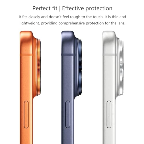 Matte Finish Camera Cover Guard Anti Fingerprint Film Design for Phone Shockproof Design Aluminum Alloy Frame