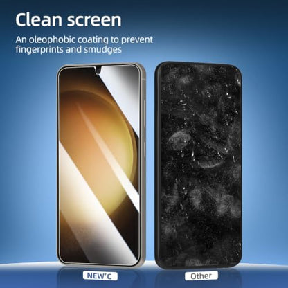 NEW'C for Samsung Galaxy S24 5G Screen Protector Tempered Glass HD Clear - size: S24 6.2 inches