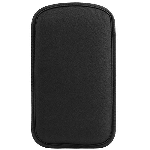 2 Pieces Neoprene Cell Phone Sleeve Case Pouch for iPhone Air 17 Pro Max 16 15 Pro Max Samsung Galaxy S26 Ultra S25 Ultra S24 FE A15 A17 A16 A25 A35 A26 A36 Black Universal, Slim, Shock Proof