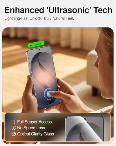 SMARTDEVIL for Samsung Galaxy S26 Ultra Screen Protector Anti-Reflective | AR Tempered Glass Film, 9H Scratch & SGS Impact Resistant, In-Display Fingerprint Reader Compatible, Easy Install System - size: S26 Ultra 6.9 inches with AR