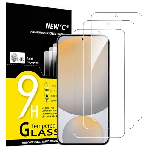 NEW'C for Samsung Galaxy S24 FE 5G Screen Protector Tempered Glass - size: S24 FE 6.7 inches