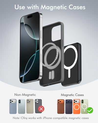 podoru for MagSafe Power Bank 5000mAh, Ultra-Slim Magnetic Portable Charger - color: Space Black