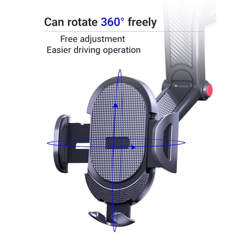 Suction Cup-Type Center Console Navigation Bracket, 360° Rotating Hands-Free Car Mobile Phone Mount, Automobile Cell Phone Holder Car for Dashboard Windshield Vent Fit for All Smartphones