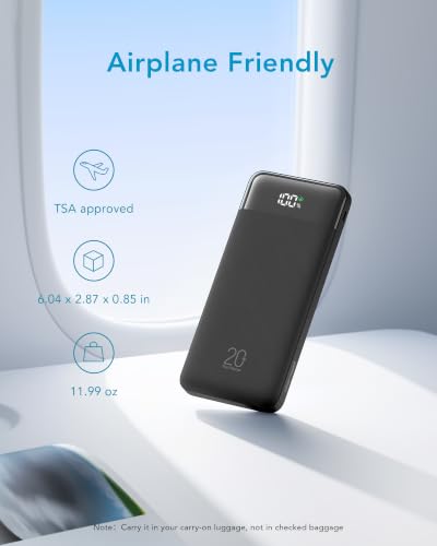 charmast Portable Charger Built-in Cables, 20000mAh Power Bank 6-Output | Travel Fast Charging Battery Pack for iPhone 17/16/15 Samsung Android, Flight-Approved, Multi-Device, USB-C & USB-A, LED % - color: Black