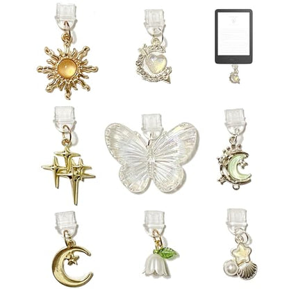 Charms for Kindle E-reader Phone Anti Dust Plug Charm - color: Golden,Silver