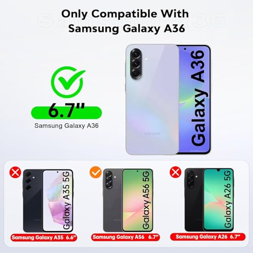Battery Case for Galaxy A36/A56,Enhanced 10000mAh Portable Protective Wireless Charging Case Support Carplay Compatible with Galaxy A36/A56(6.7 inches),Rechargeable Extended Battery Charger Case-Black - size: for Galaxy A36/A56