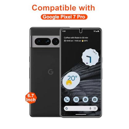 2 Pack for Google Pixel 7 Pro Matte Privacy Screen Protector 6.7 Inch[Not Glass], Anti-Scratch, Anti-Glare, Support fingerprint Unlock - size: Google Pixel 7 Pro