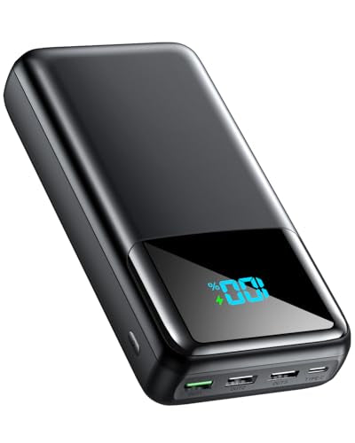 Portable Charger Power Bank 50000mAh, PD 30W and QC 4.0 Fast Charging - color: Black