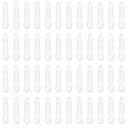 Hemobllo 100 pcs Cell Phone Dust Plug Charm with Headphone Covers Dust Protector Cap Compatible for 3.5mm Earphone (Transparent)