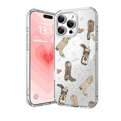 IAIYOXI Clear Case for iPhone 16 Pro, [Crystal Clear Military-Grade Drop Protection], Non-Yellowing, Slim Lightweight Transparent TPU Bumper Phone Case Cover Design - High Heels - color: High Heels, size: iPhone 16 Pro
