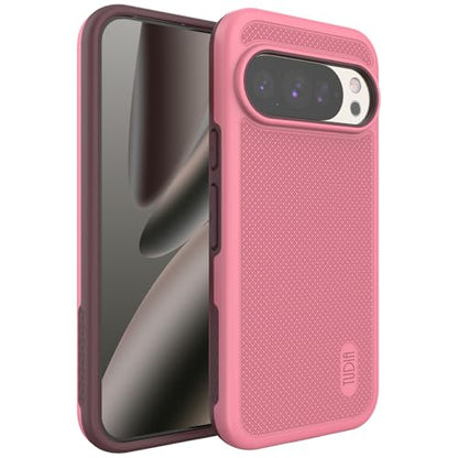 TUDIA MergeGrip Case for Google Pixel 10 / Pixel 10 Pro Cases 2025 – [Military Grade Drop Tested] Dual Layer Rugged Slim Shockproof Heavy Duty Protective Phone Cover - Smokey Pink - color: Smokey Pink, size: Pixel 10 / 10 Pro