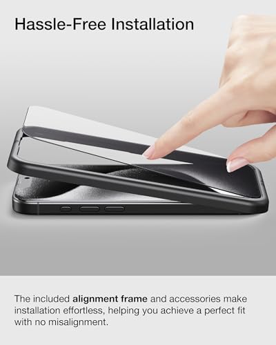 UARMOR Glass 3 Pack Screen Protector for iPhone 17, 9H Tempered Glass with Easy Installation Kits, Shatterproof, Case-Friendly Fit - HD Clear (iPhone 17) - size: iPhone 17