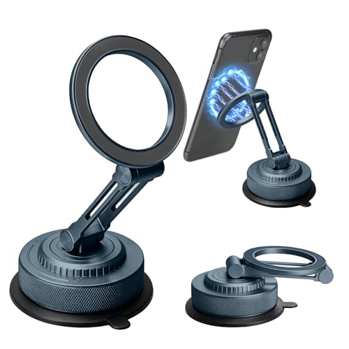PIEPIE All-Metal Alloy Magnetic Suction Cup Car Phone Mount Holder Dash