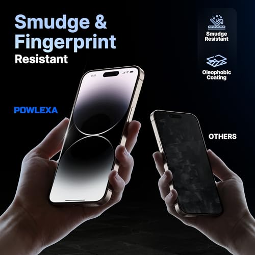 2 Pack Screen Protector for iPhone 17 Pro 6.3" 5X Stronger Tempered Glass 9H+ Hardness 12FT Military Grade Shatterproof HD Clear, Scratch Resistant Bubble-Free Installation Frame Case Friendly
