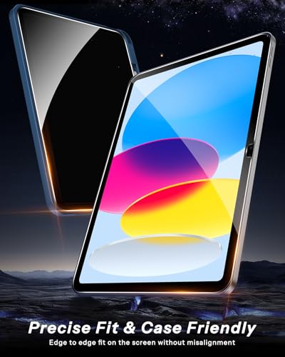 SPARIN Screen Protector for iPad A16/10th Generation [11’’&10.9’’-2025/2022 | 2 Pack Tempered Glass with Auto Application Tray for iPad 11th/10th Gen, Easy Installation, Case Friendly - size: iPad 11th/10th 2025/2022