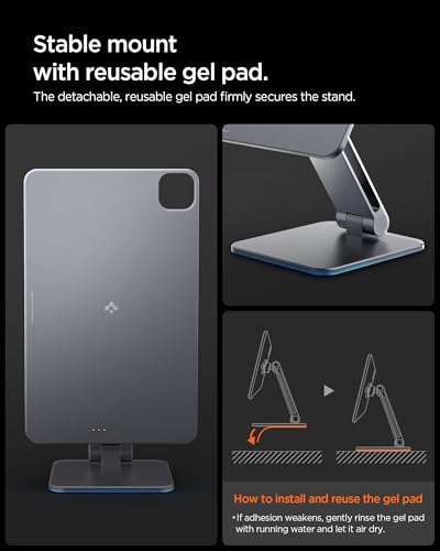 Spigen Magnetic Wireless Charging Stand - size: iPad Pro 11" M5 (2025) / M4 (2024) Charging Stand