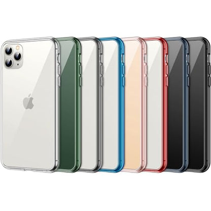 JETech Case for iPhone 11 Pro Max, Anti-Yellowing, Alpine Green | Shockproof Protection, Scratch Resistant Hard PC Back, Durable Transparent TPU Bumper - color: Alpine Green