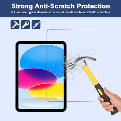 2 Pack Screen Protector for iPad 11th A16 2025 & 10th Gen 10.9" 2022
