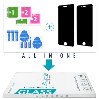 2 Pack Privacy Screen Protector for iPhone 8 Plus/iPhone 7 Plus - size: iPhone 8 Plus 5.5-Inch