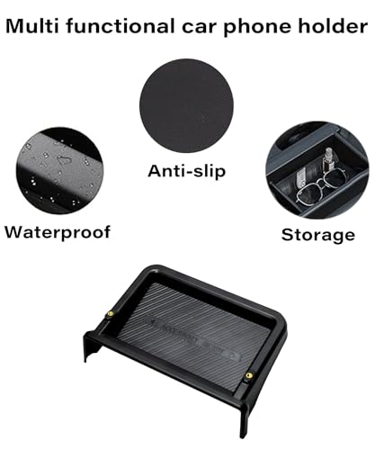 Car Phone Holder for 2022-2026 Jeep Compass 10.1-inch Screen Accessories - size: for 2022-2026 Jeep Compass(10.1 Inch+Storage Tray)