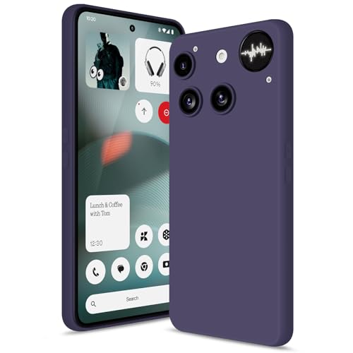 Silicone Case for Nothing Phone 3, Deep Purple - color: Deep Purple, size: Nothing Phone 3