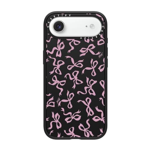 CASETiFY for iPhone Air Case - Impact Compatible with MagSafe | 8.2 ft. 4x Military Grade Drop Protection | BOWS | Matte Black - color: BOWS, size: Iphone Air (6.5")