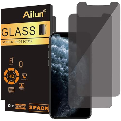 Ailun 2 Pack Privacy Screen Protector for iPhone 11 Pro Max/Xs Max - size: 11 Pro Max/Xs Max 6.5 inches