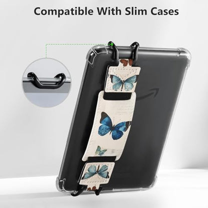 CoBak Secure Hand Strap for Ebook Reader - Versatile and Lightweight - color: Butterfly-1 Pack
