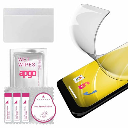 apgo 3x Hydrogel Ultra-Clear Screen Protector for Texa TPS2, Hydrogel Film, Flexible, Soft TPU with positioning layer easy installation