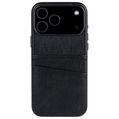 Dockem Card Case for iPhone 17 Pro Max with Magnetic Mounting Plate, Camera Control Button, Wallet with 2 Holder Slots: M2 Exec Premium Synthetic Leather (Black) - color: Black, size: 17 Pro Max