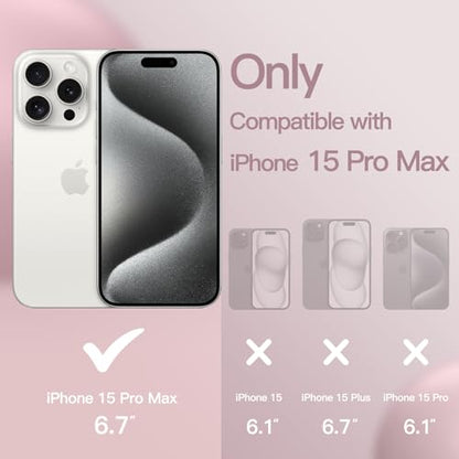 JETech Silicone Case for iPhone 15 Pro Max, Pink | Silky Soft Touch, Shockproof Protection, Scratch Resistant, Microfiber Lining - color: Pink, size: iPhone 15 Pro Max